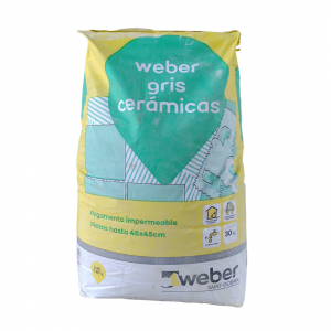 Pegamento p/ cerámica Weber Color Gris