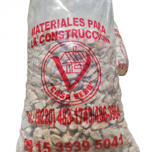 Bolsa de piedra Crema