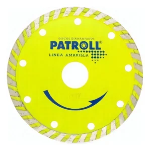 Disco PATROLL - CONTINUO 180 mm - L/ AMARILLA