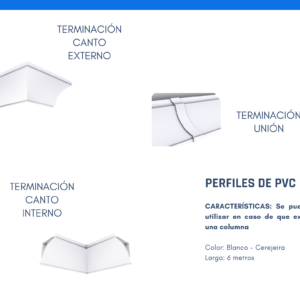 Perfiles PVC - Claraluz