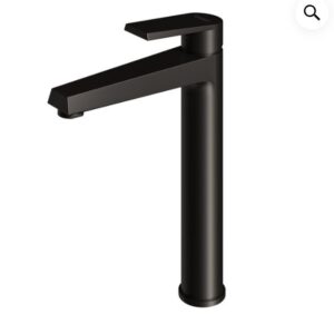 Grifería monocomando lavatorio Alto - Negro - Vasser Zafiro